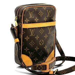 Louis Vuitton Danube Monogram Crossbody Bag Brown